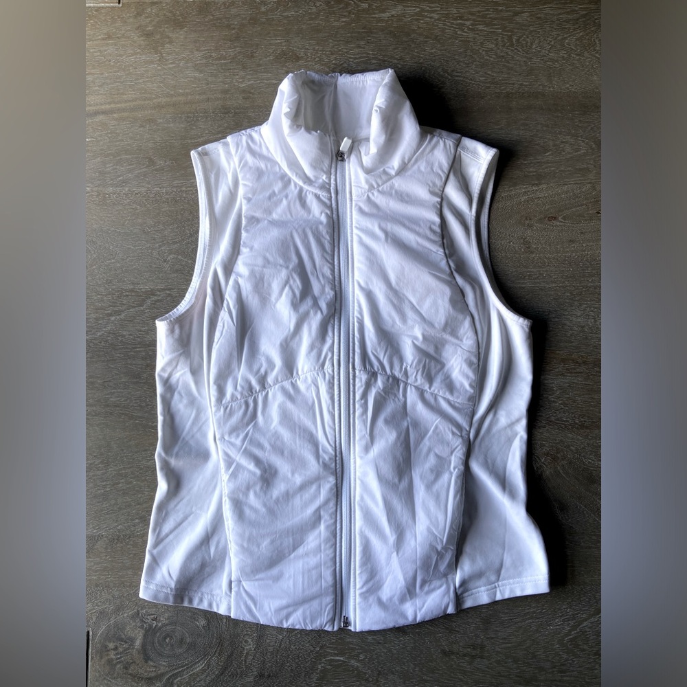 Lululemon Sleeveless White Vest